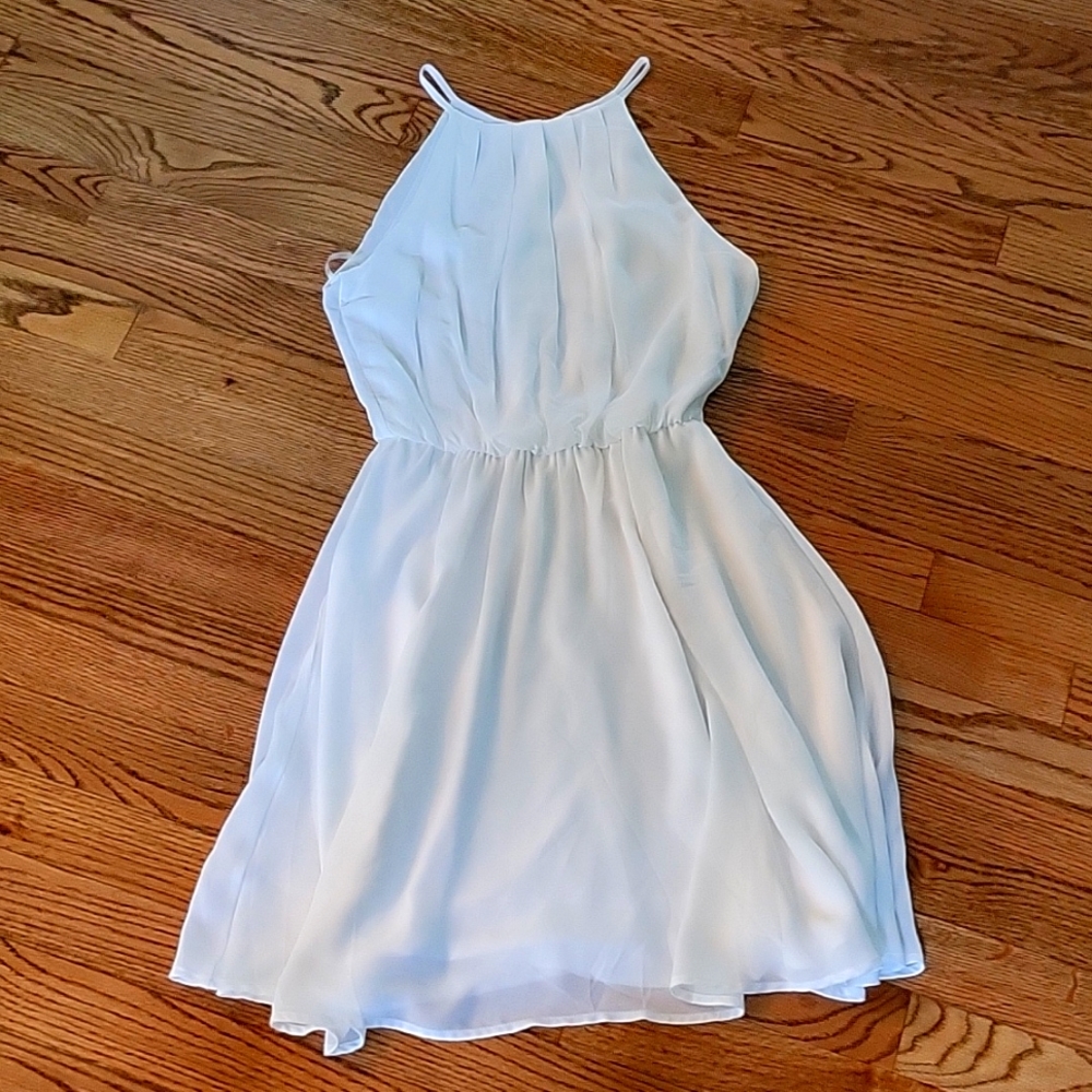 Lush white summer dress